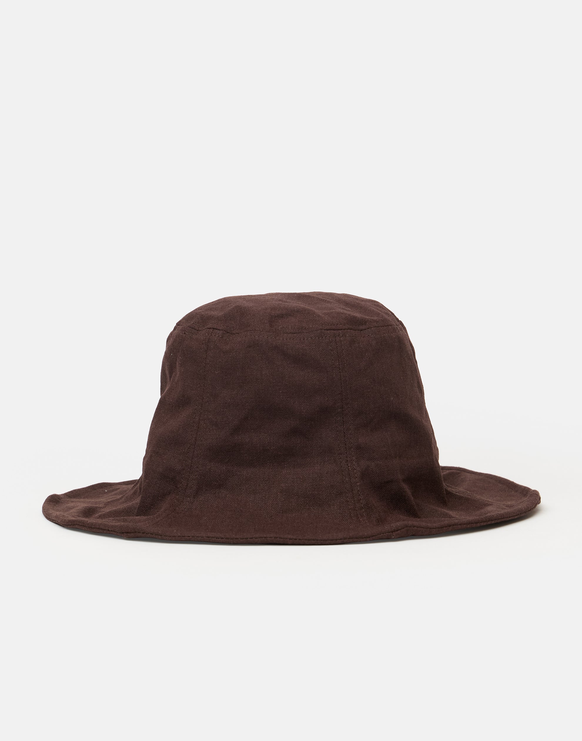 Chocolate Cotton &amp; Linen Everyday Hat