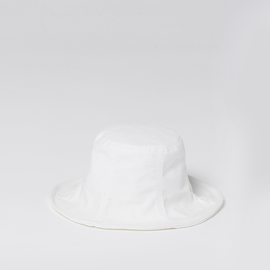 White Cotton &amp; Linen Everyday Hat